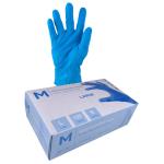 Matthews MPH29330 Nitrile Examination Gloves Powder Free - Blue - L 240mm Cuff - 5.0g - 100 Gloves / Pack - 1000 Gloves / Box - 1 Box