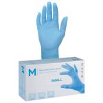 Matthews MPH29345 Nitrile Examination Gloves Powder Free - Blue - S 240mm Cuff - 3.0g - 100 Gloves / Pack - 1000 Gloves / Box - 1 Box