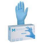 Matthews MPH29350 Nitrile Examination Gloves Powder Free - Blue - M 240mm Cuff - 3.0g - 100 Gloves / Pack - 1000 Gloves / Box - 1 Box