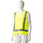 Matthews Hi Visibility Day / Night Safety Vest - Yellow - L 120g Polyester Fabric - 1 Vest / Pack - 24 Vests / Box - Priced for 1 Vest - MOQ is 1 Box