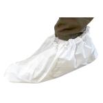 Matthews MPH30918 Laminated CPE Shoe Covers - White 200mm x 400mm - Double Sole - 16 Covers / Pack - 160 Covers / Box - 1 Box