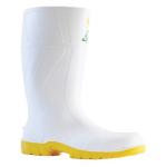 Matthews MPH30931 Industrial Gumboots - White / Yellow - Size 9 1 Pair