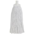 Matthews MPH33205 Cut Cotton Mop Head - White, 25mm x 400g / 300mm (12)  1 Head/Pack 12 Heads/Box priced Per Each, MOQ 1 Unit
