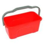 Matthews MPH33245 Plastic Window Bucket - Red, 12L Capacity (12)  1 Bucket/Pack 12 Buckets/Box priced Per Each, MOQ 1 Bucket