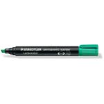 Matthews Staedtler Permanent Marker - Green Chisel Tip - 10 Markers / Pack - 1 Pack