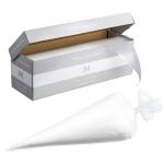Matthews MPH38000 Premium Piping Bags - Clear, 550mm / 22 Inch x 80mu (100) 100 Bags/Roll 5Rolls/Boxpriced Per Roll, MOQ 1 Box