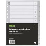 Okin IF653 Okin PP Indices 1-10 Grey