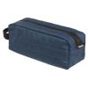 Okin PC-2ZIPBE Okin Pencil Case Barrel 2 Zip Denim Blue 22x8x8cm