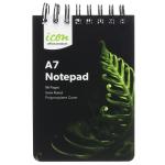 Okin ISNBPP006 Okin Spiral Notepad A7 PP Cover Black 96 Pages