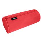 Okin PC-BARRELRD  Large Barrel Pencil Case Red 22x9cm