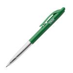 Okin OBPCGRN10  Click Ballpoint Pen Medium Green, Pack of 10
