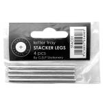OSC STAC01 Letter Tray Stackers Metal, Pack of 4
