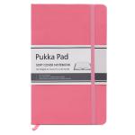 PUKKA P7750SIG Pukka Signature Soft Cover Notebook 13x21cm Lined Pink