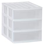 Taurus Taurus Desk Organiser 3 Drawer A4 - White