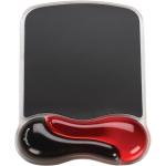 Kensington 62402 Duo Gel Mouse Pad Wave - Black / Red