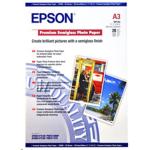 Epson Premium Photo Paper A3 Semi Glass 20 Sheet