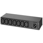 APC (AP6015A) RACK PDU, BASIC, 0U/1U, 120-240V/15A, 220-240V/10A, (8) C13