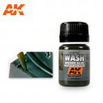 AK Interactive AK070 Enamel Wash - Brown Blue for Panzer Grey Vehicles