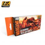 AK Interactive Wargame Series AK1124 - German Red Primer Set