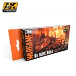 AK Interactive Wargame Series AK1131 - US Olive Drab Set