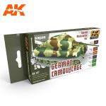 AK Interactive AK167 Colour Set - German Green & Brown Modulation Set