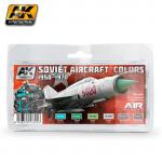 AK Interactive Air Series AK2300 Colour Set - Sovet Aircraft Colours - 1950 - 1970