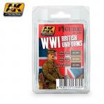 AK Interactive AK3080 - WWI British Uniforms