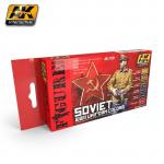AK Interactive AK3120 Colour Set - Soviet WWII Uniform Colours