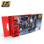 AK Interactive AK3150 Colour Set - Blue Uniform Colours