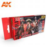 AK Interactive AK3170 Colour Set - Red Uniform Colours