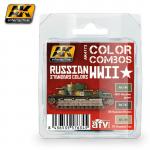 AK Interactive AK4173 Colour Set - Russian WWII Standard Colours