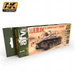 AK Interactive AK4230 Colour Set - Merdc Camouflage Colours