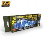 AK Interactive AK4250 Colour Set - Chinese Marine Corps and Airborne Forces