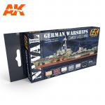 AK Interactive AK559 Colour Set - German Warships Camouflages WWII
