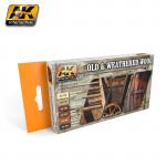 AK Interactive AK562 Colour Set - Old & Weathered Wood Vol 1