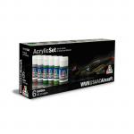 Italeri / Vallejo Paint - USAAC - 6 Pieces
