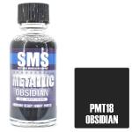 SMS PMT18 Airbrush Paint 30ml Obsidian Acrylic Lacquer Scale Modellers Supply