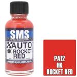 SMS PA12 Airbrush Paint 30ml Auto HK Rocket Red Scale Modellers Supply