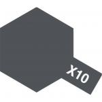 Tamiya X-10 Enamel Mini Paint - Gun Metal - 10ml