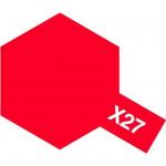 Tamiya X-27 Enamel Mini Paint - Clear Red - 10ml