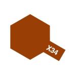Tamiya X-34 Enamel Mini Paint - Metallic Brown - 10ml