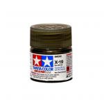 Tamiya X-19 Acrylic Mini Paint - Smoke - 10ml