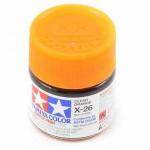 Tamiya X-26 Acrylic Mini Paint - Clear Orange - 10ml
