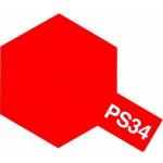 Tamiya PS-34 Spray Paint for Polycarbonate - Bright Red - 100ml