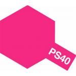 Tamiya PS-40 Spray Paint for Polycarbonate - Translucent Pink - 100ml