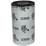 Zebra J3300BK11030 WAX/RESIN RIBBONs J3300 Wax/Resin Ribbon Black 110mm x 300m