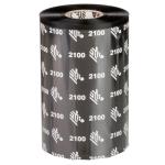 Zebra 02100BK11045 RIBBON 2100 WAX 110MM