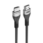 Promate PRIMELINK8K-300 HDMI 2.1 - 8K 60Hz - 48Gbps HDMI Cable - 3m - Black Super Slim - Dynamic HDR - eARC - Gold Plated Connectors - PVC