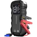 Promate 2000A/12V Heavy Duty Car Jump Starter with 20000mAh Power Bank 280lm LED Torch - Includes Smart Clamps - Built Tough - LED 3.2" Screen - 2x USB-A Ports - 45W PD