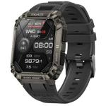 Promate XWATCH S19 IP67 Shock-Resist Smart Watch with Fitness Tracker & Bluetooth Calling Large 1.95" Display - Up to 12 Days Battery Life - Heart Rate/Step/Sleep Tracker - Black Colour